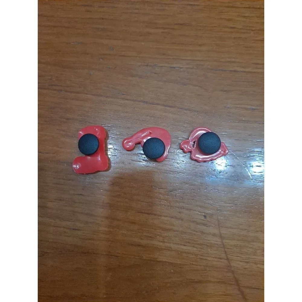 Lot Of 3 Christmas Holiday Themed Croc Charm Jibz Santa‎ Hats And Boot